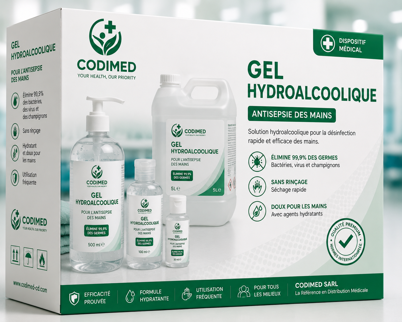 Gel hydro-alcoolique