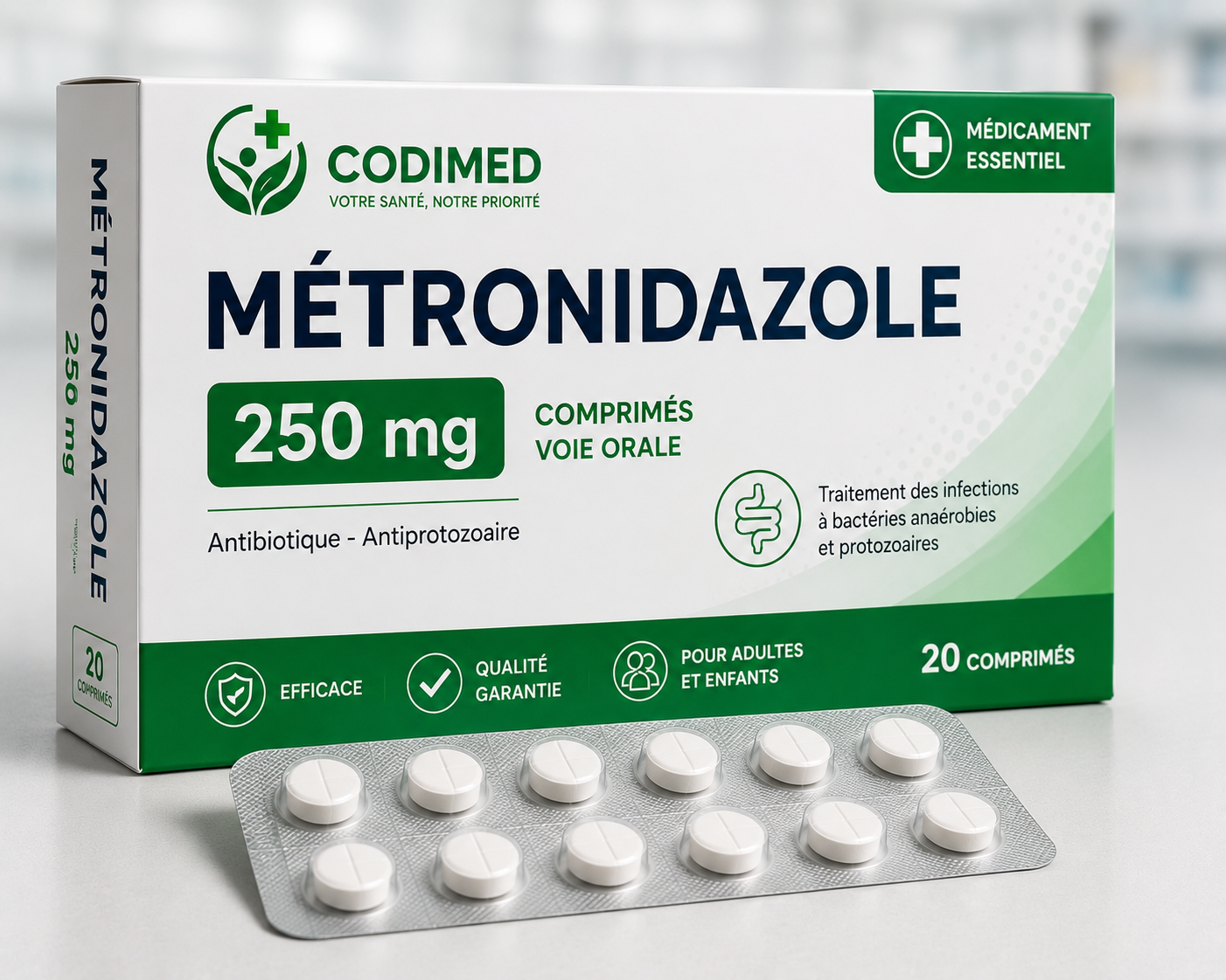 Métronidazole 250 mg
